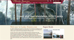 Desktop Screenshot of lanka-houses.com